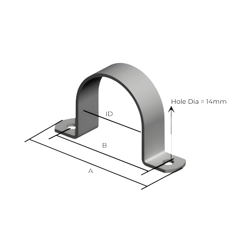 Single Saddle Clamp (Light Duty)